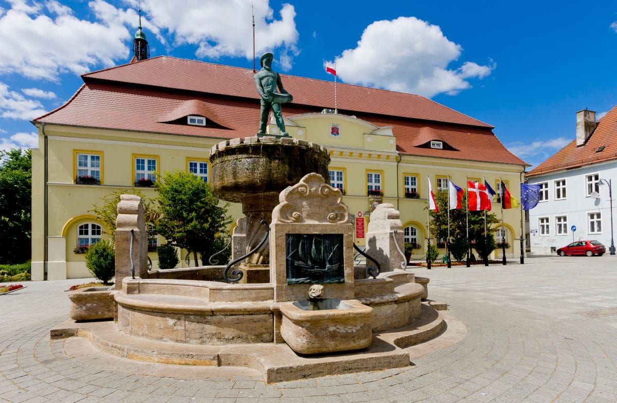 Rynek i Ratusz w Darłowie - Apartament Baltic Oak