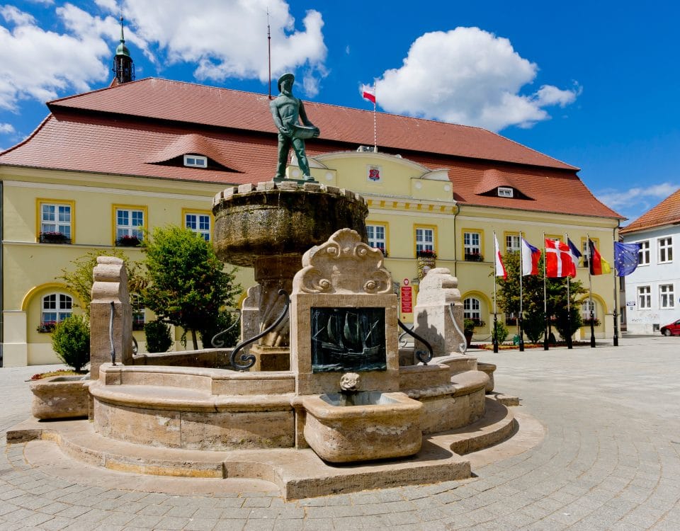 Rynek i Ratusz w Darłowie - Apartament Baltic Oak